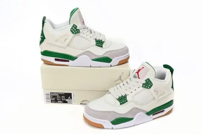 Cheap TBK Green Retro Pine SB Jordan 4 DR5415-103 0425
